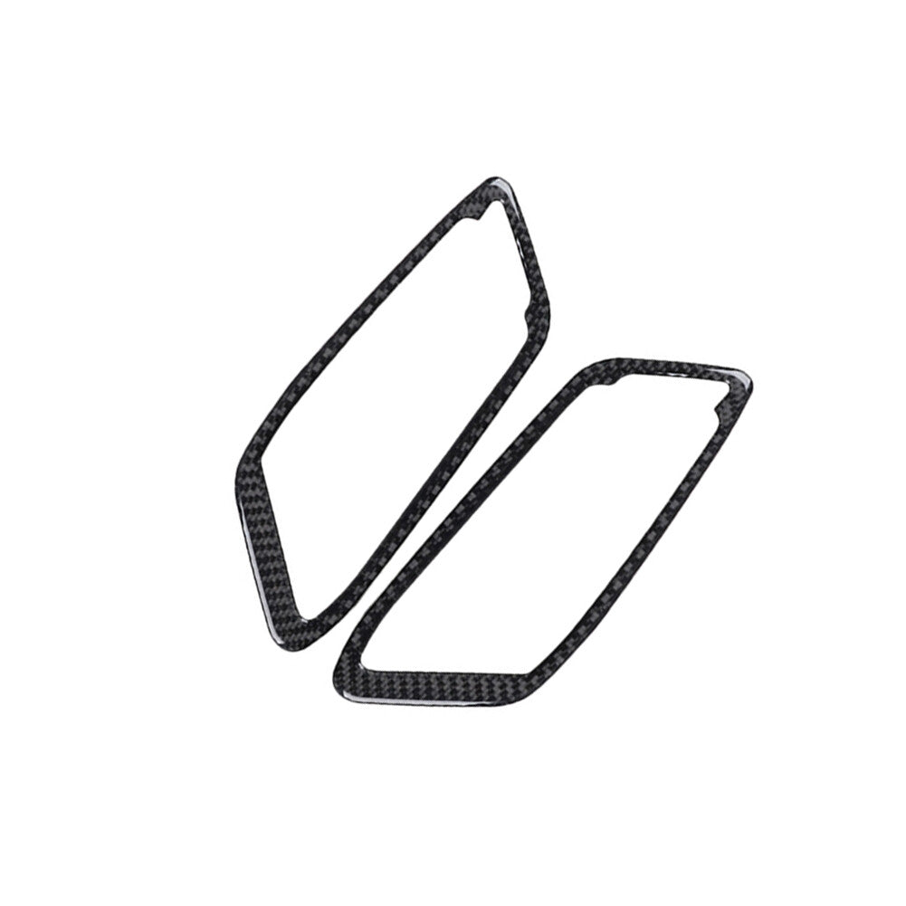 2pcs Carbon Fiber Glove Box Top Trim Cover for Dodge Journey 2009-2010 Red v