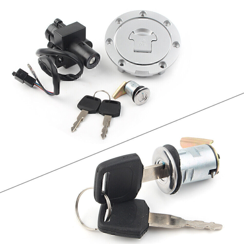 Ignition Switch Fuel Gas Cap Cover for Seat Lock Key for Honda CBR900RR 1992-1995 Q