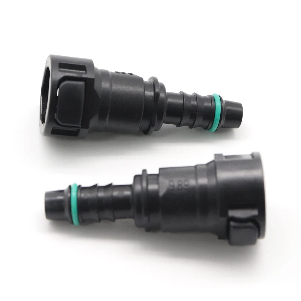 9.89mm ID8 10x8 180¡ã 2PCS New Fuel Line Hose Pipe Quick Release Female Connector Q