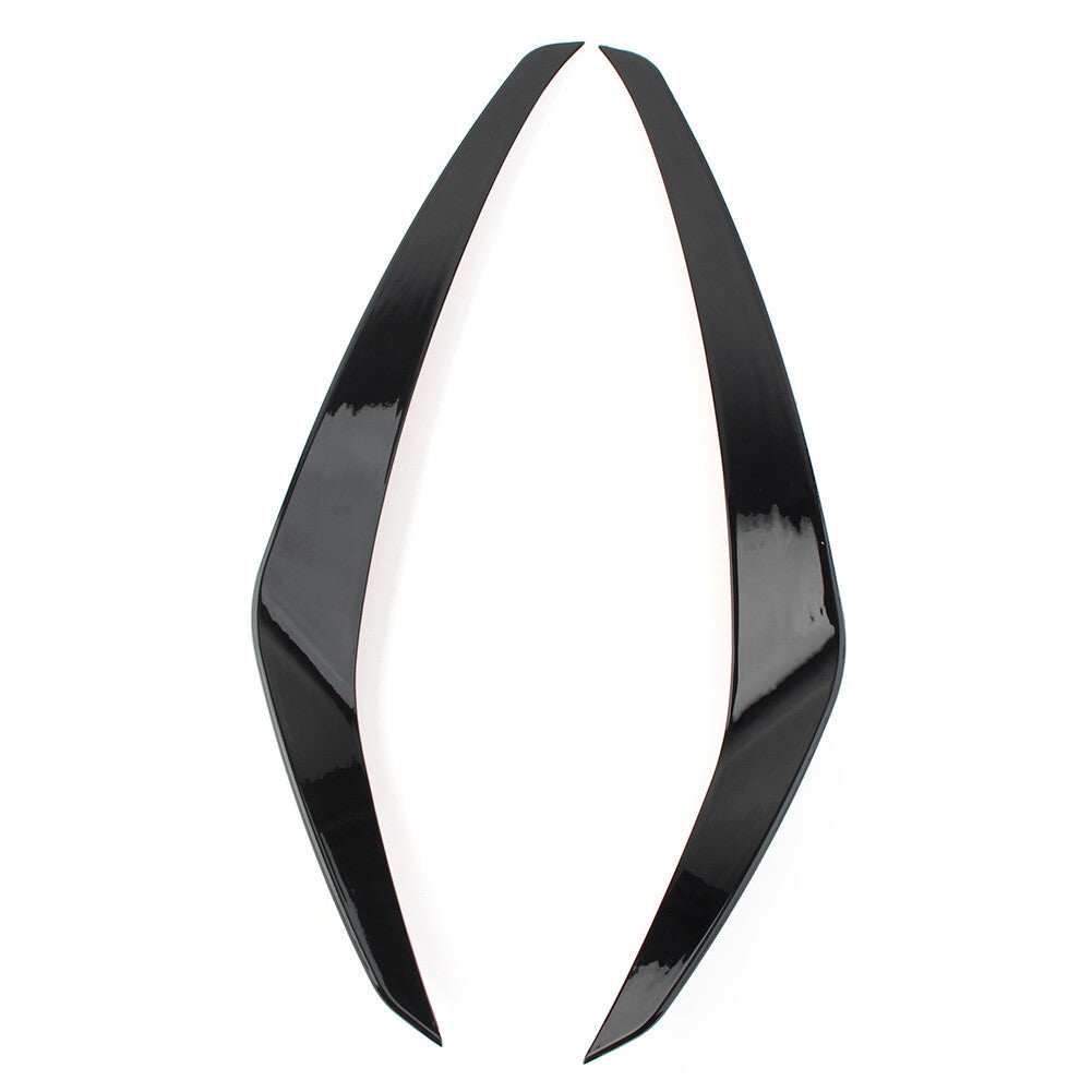 1 Pair Front Bumper Side Air Vent Trim for VW for Golf 7 GTI 2013-2016 Glossy Black