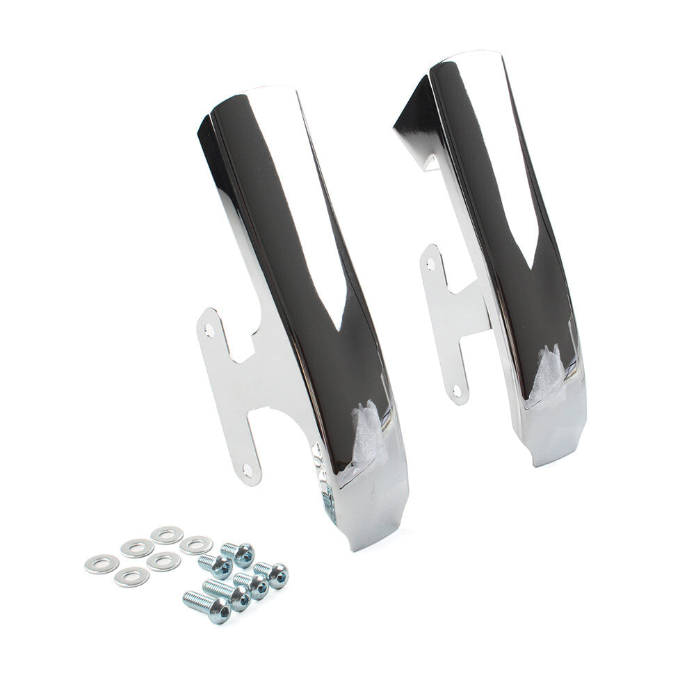 for Harley-Davidson Touring 2009-2013 Chrome Pair Fender-Saddlebag Filler Panels Q