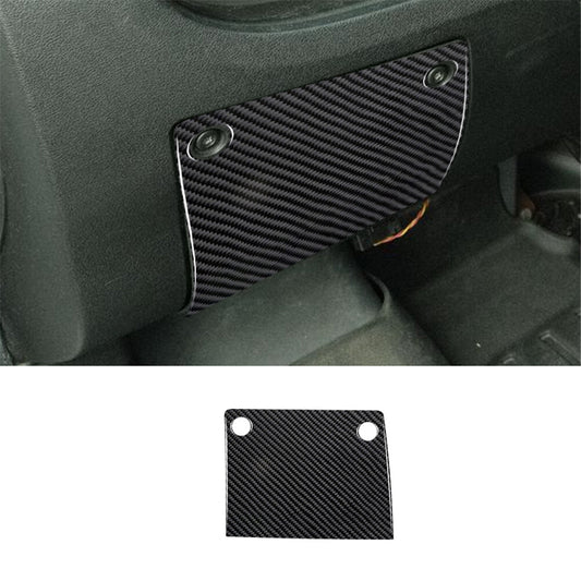 Carbon Fiber Center Console Radio Panel Cover Trim For Explorer 2020-2023 v