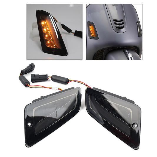 Front Turn Signal Light LED Indicator Lamp For VESPA GTS125 250 300 GTV 250 300 Q
