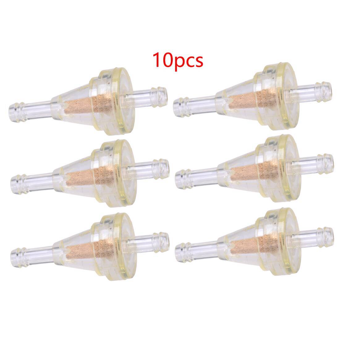 10x 5/16 8mm Motorcycle Inline Fuel Filter For Dirt Bike ATV UTV Snowmobile B2