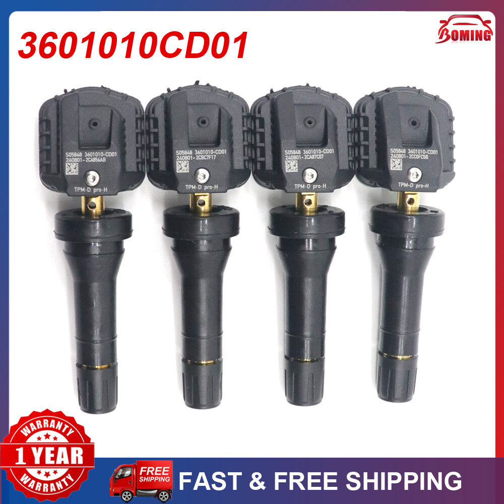 4-pack 3601010CD01 TPMS tire pressure sensors for Changan CS35 CS55 PLUS Raeton CC.