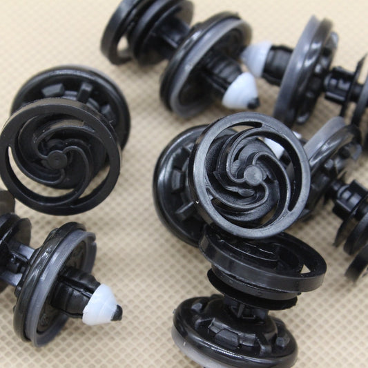 for VW for Audi Door Trim Panel Retainer Fastener Clip w/ Sealer (Set of 10pcs) Q