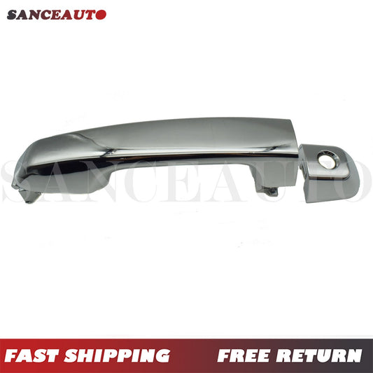 Chrome exterior door handles for 2010-2021 4Runner and for Lexus GX460, front left. n