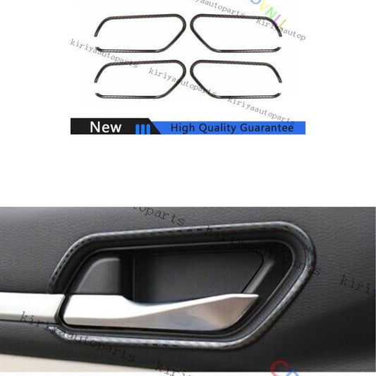 for Nissan Altima 2019-2022 Steel Carbon Fiber Interior Door Handle Cover Trim
