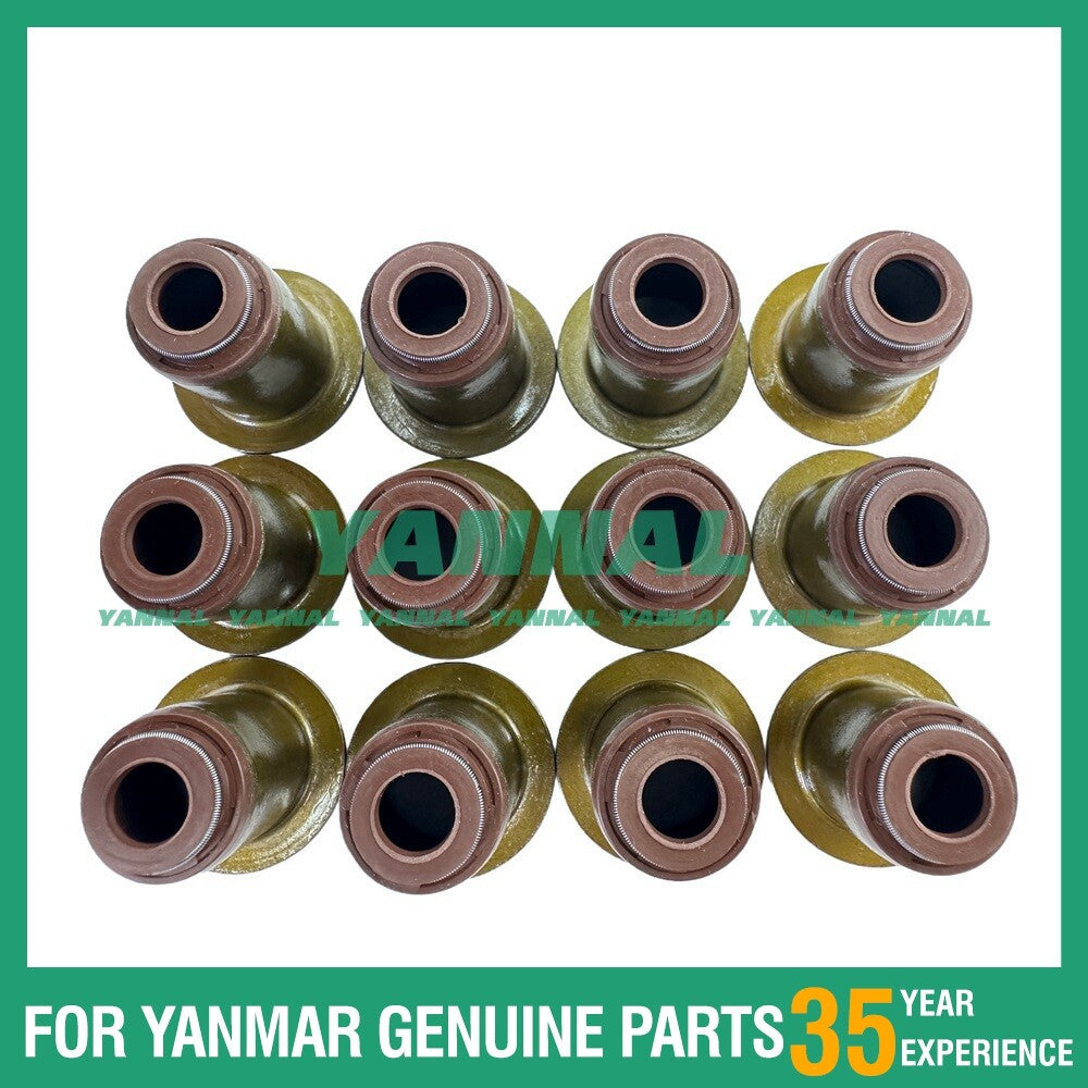 12-piece set of valve oil seals for 2H engine parts -