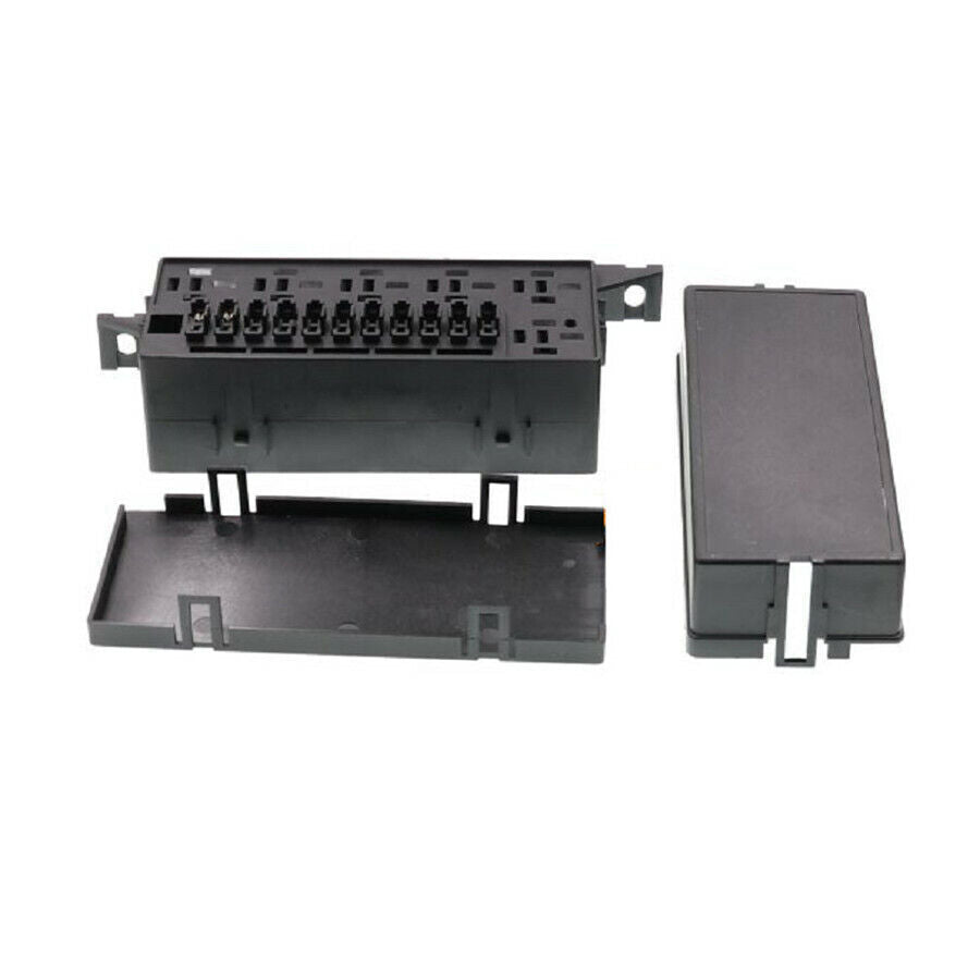 US SHIP High Temperature Resistant Car 11 Way Relay Fuse Box w 6 Relay +11 Fuse Q