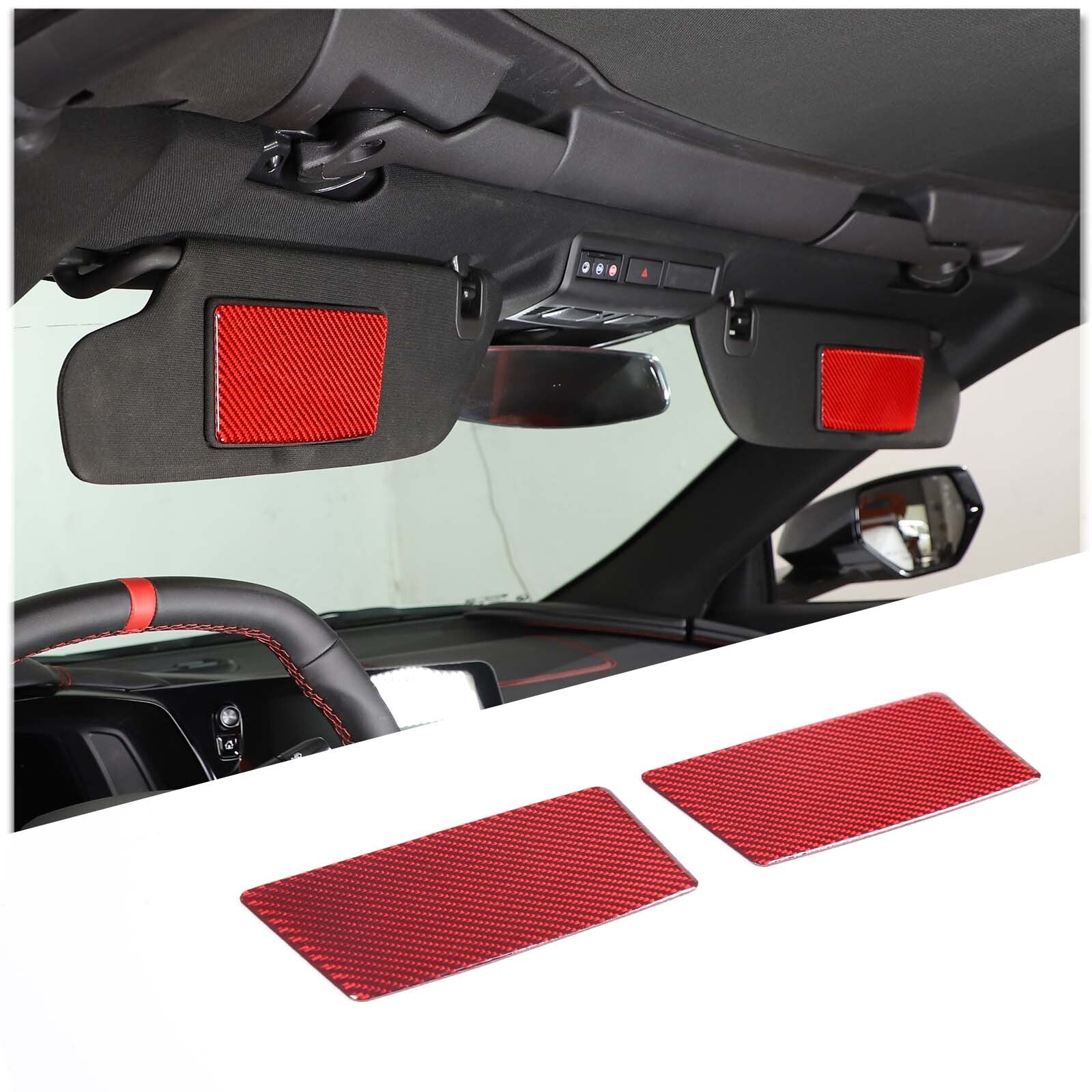 ABS carbon fiber exterior fuel tank cap decoration suitable for Tacoma 16-22- v