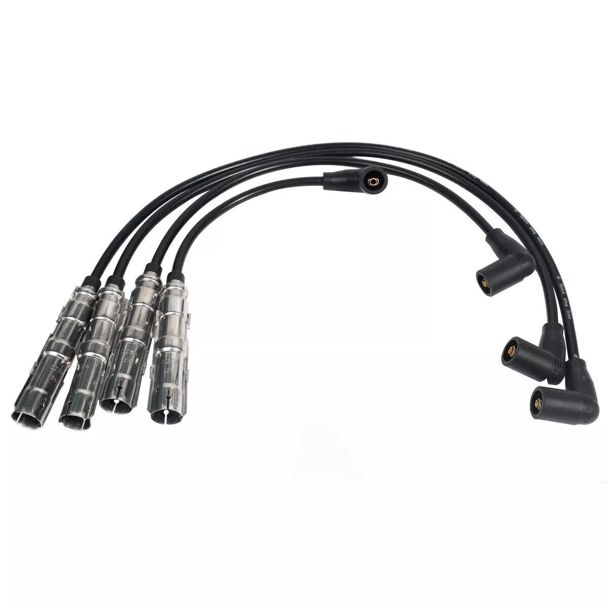 4X 06A905430AJ Front Spark Plug Wires Ignition Cable for VW for Jetta for Passat Q