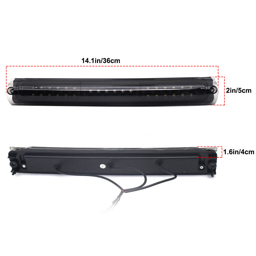 Suitable for 1997-2003 F150s, black/smoked LED third taillight and third stop light. n