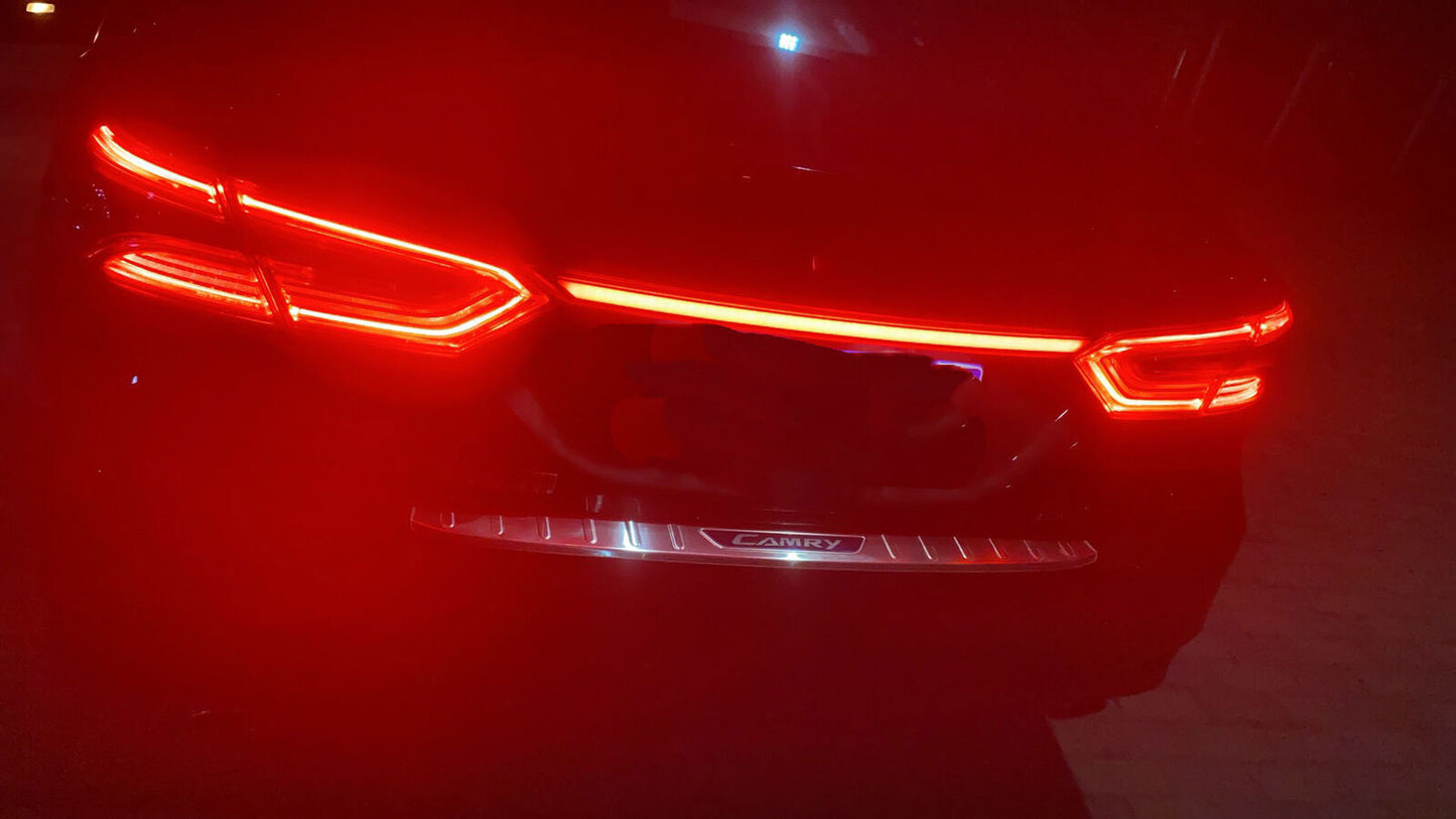 for Toyota for Camry 2018-2023 Smoke Black Car Rear Door Trunk LED Tail Light Cover