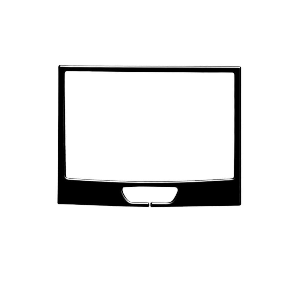 Glossy Black Center Navigation LCD Frame Cover Trim for Ford Ranger 2019-2022