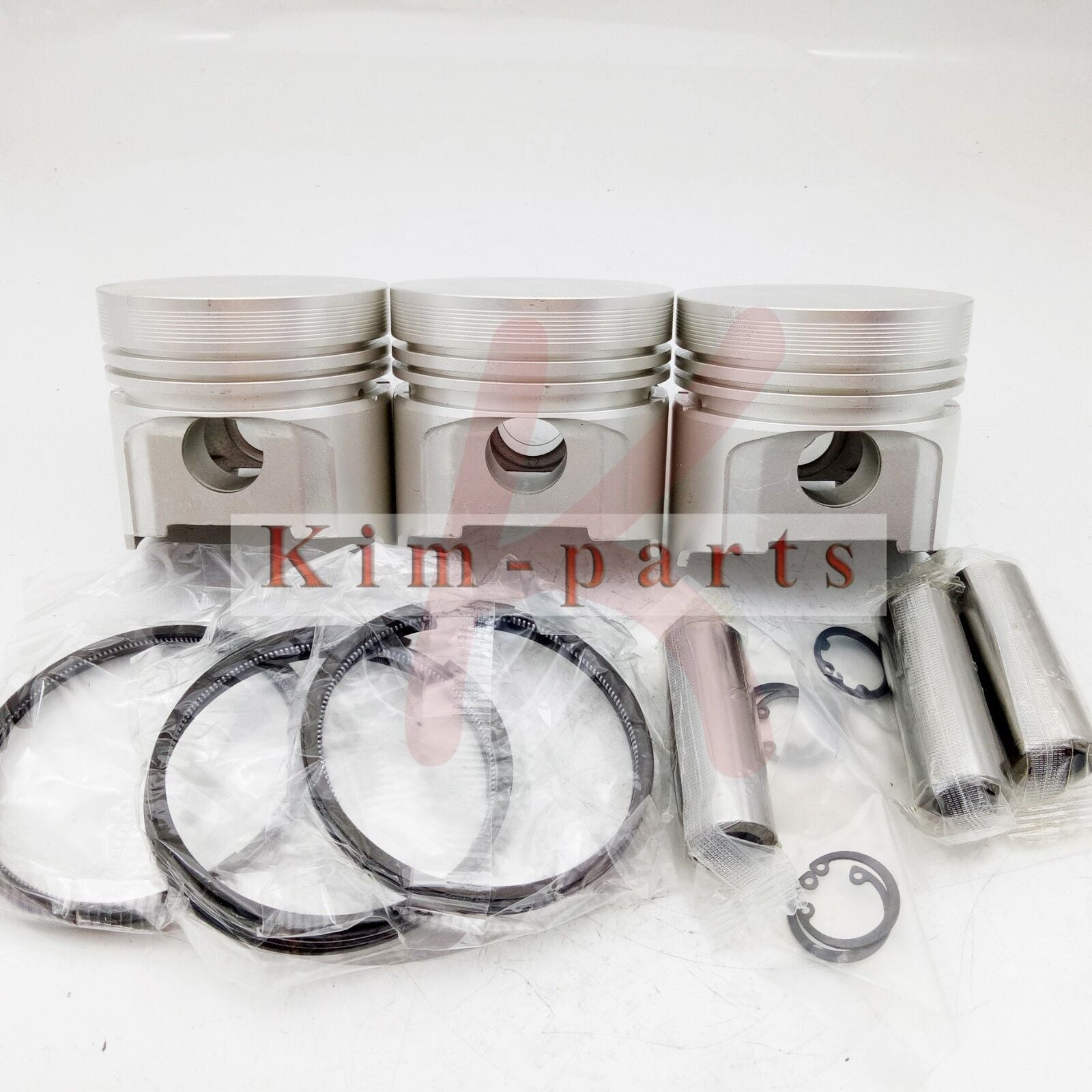 For D600 Engine New 3 Sets STD Piston Kit With Ring Set