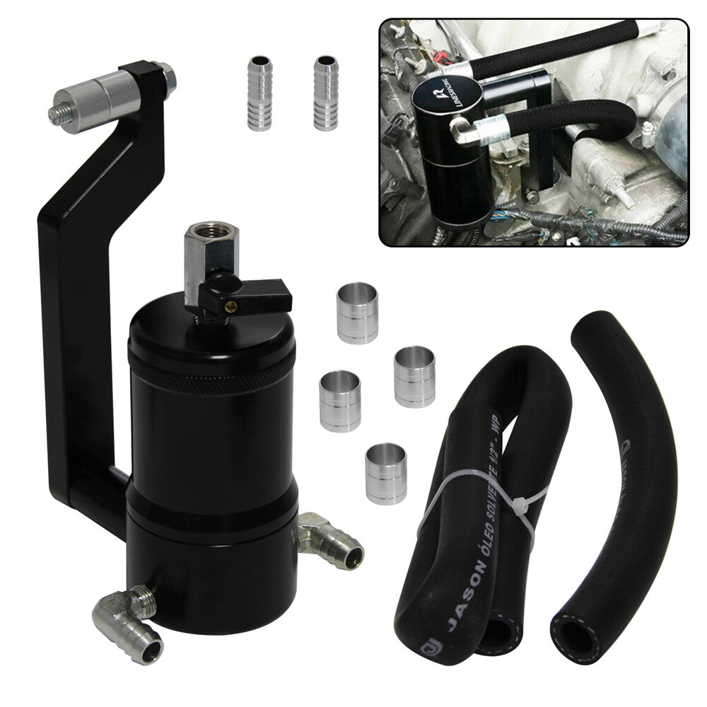 Oil Catch Can Tank w/ Z Bracket For 09-19 for Dodge for Challenger for RAM 1500 5.7L 6.4L