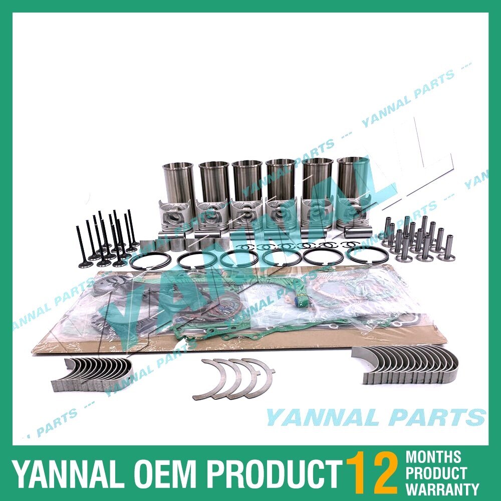 new Overhaul and Rebuild Kit for Kubota M4500DT Tractor with S2600A Engine