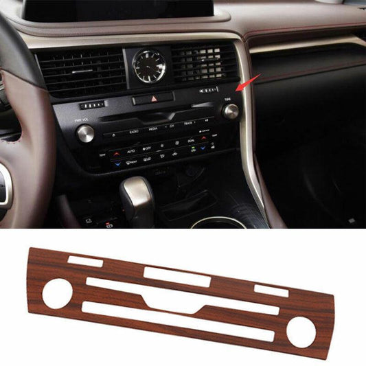 for Lexus RX300 2015-2022 Peach Wood Grain Central Console CD Switch Panel Trim