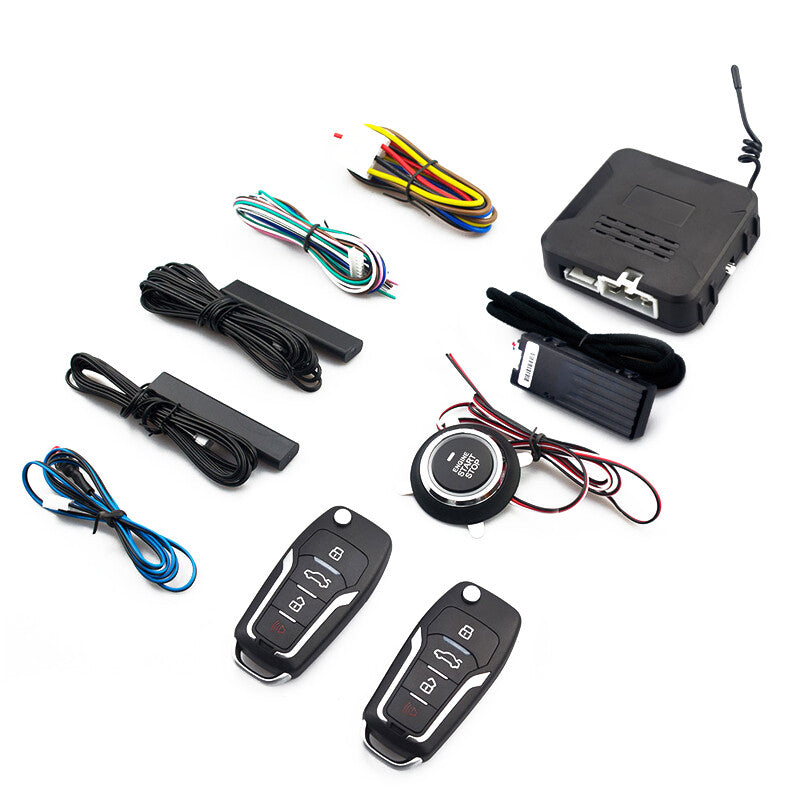 SUV Keyless Entry Engine Start Alarm System Push Button Remote Starter Stop ¡Á1 v