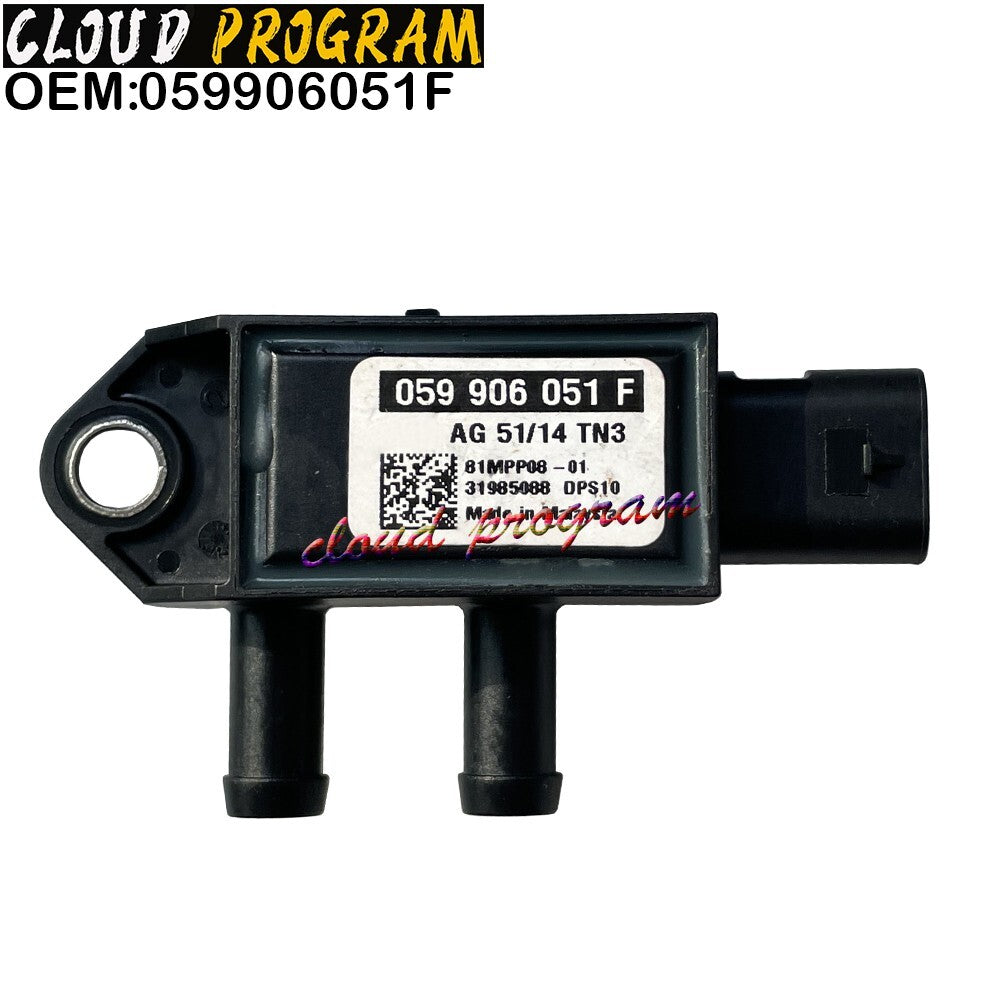 059906051F Exhaust Differential Pressure Sensor for Audi A6 A7 for A8 Q5 3.0 TDi n