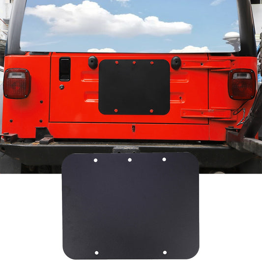 Spare Tire Carrier Delete Filler Plate for Jeep for Wrangler TJ 1997-2006 Cover Trim Q