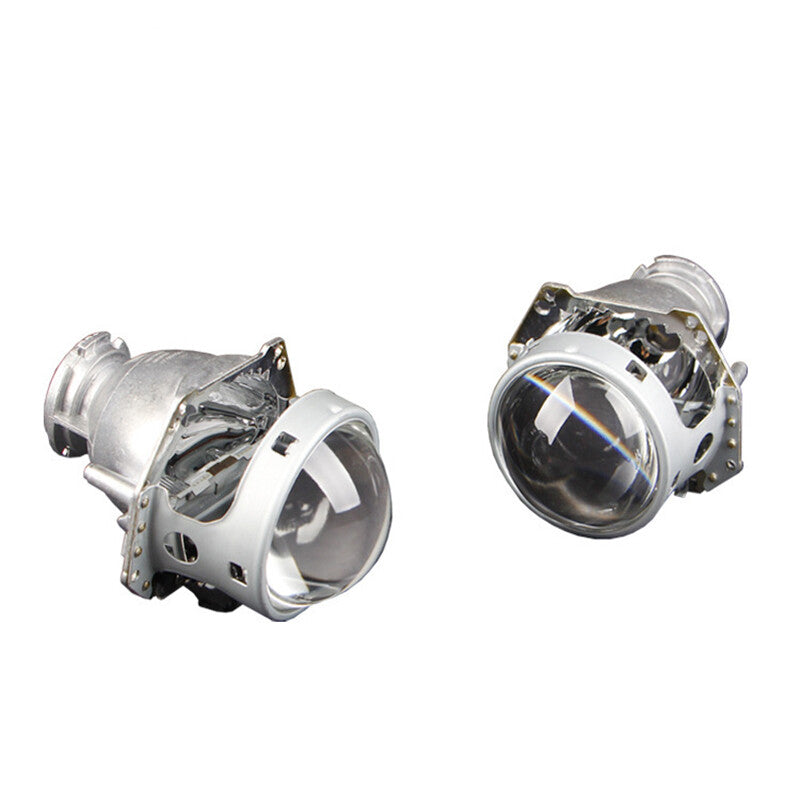 2PCS LED Headlight 3'' Bi LED Projector Lens Driver High Low Beam Car Retrofit v