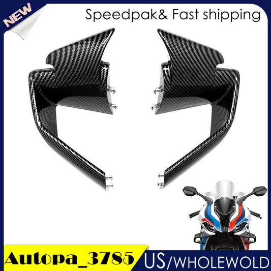 Carbon Fiber Front Spoiler Fxed Wind Winglets M1000RR Suitable for BMW S1000RR