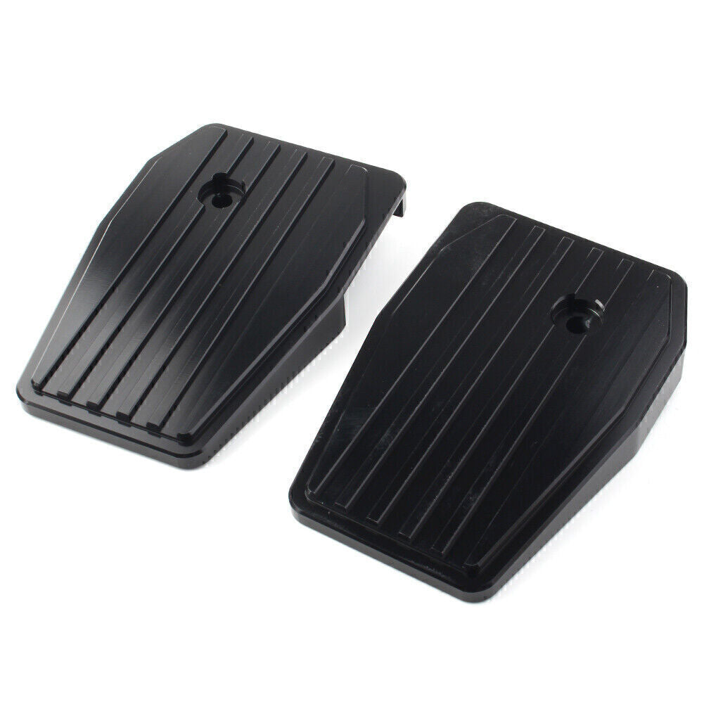 Black Folding Foot Pegs Rest Footpeg Pedal Pad for Honda Rebel 500 CMX500 CMX300