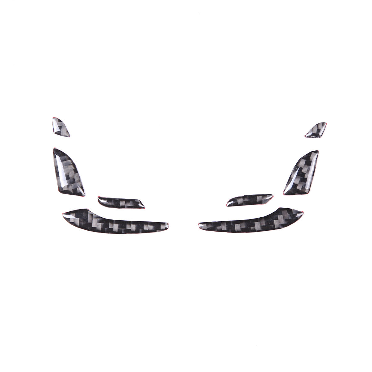 Carbon fiber for seat adjustment switch trim cover for E-Class 16-18- n