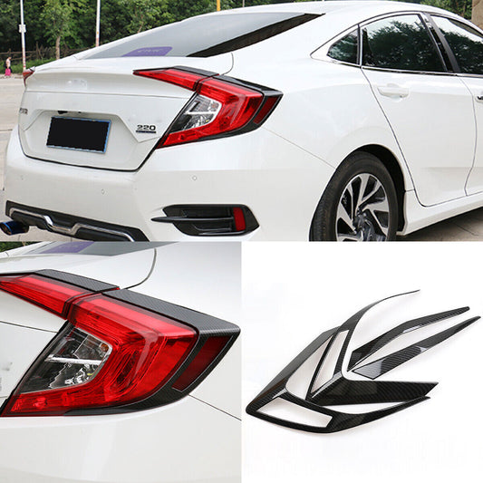 for Honda for Civic 10th Sedan 16-21 Rear Tail Light Lamp Cover Trim Frame Molding