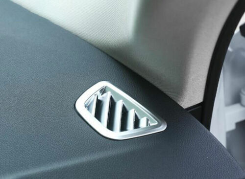 Dashboard LR Air for BMW 5 Series G30 2018-2022 2X Outlet Vent Trim ABS Silver