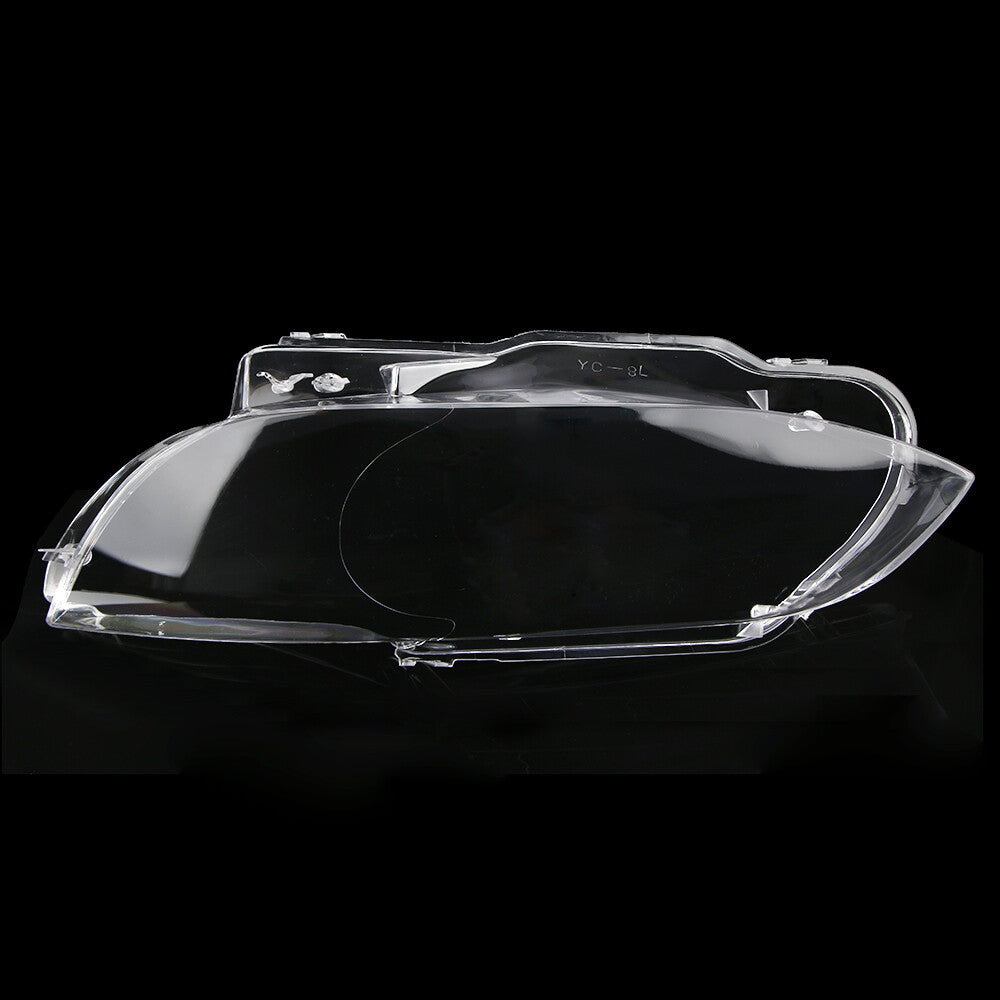 2pcs Front Headlight Lens Cover Lampshade Cap for BMW E92 E93 Coupe M3 2006-2010