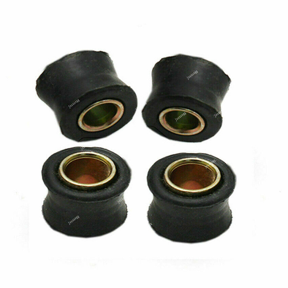 Qty 4 10mm Motorcycle Bike Rear Shock Absorber Bushinmgs Spare Part Rubber Ring Q