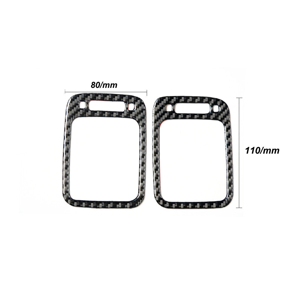 2Pcs Carbon Fiber Side Air Vent Outlet Trim Cover for Subaru Forester 2005-2008