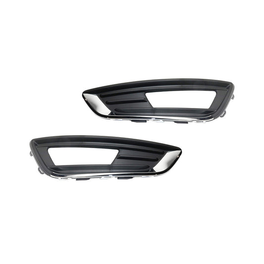 For 15-17 for Ford Focus F1EJ-15A299-ABPair Front Bumper Fog Light Lamp Cover Bezel