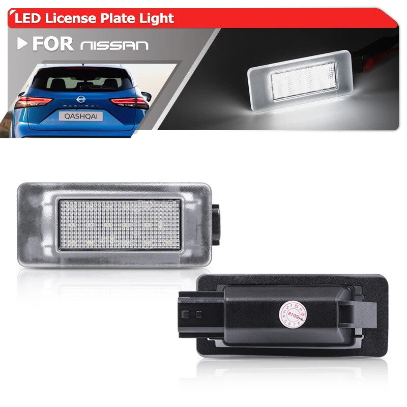 2. Applicable to 2019-2021 Altima white LED license plate light label rear light - n