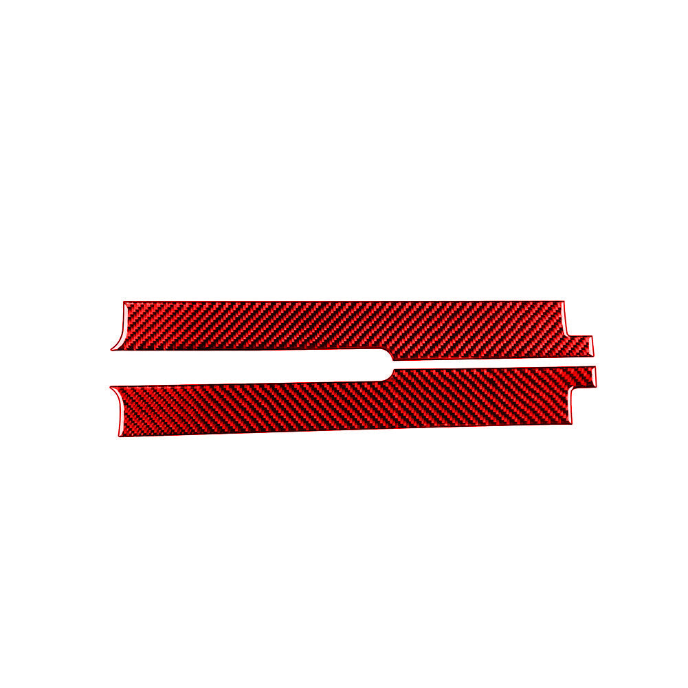 Red Carbon Fiber Interior Door Panel Trim for Toyota 86 for Subaru BRZ 2016-2020