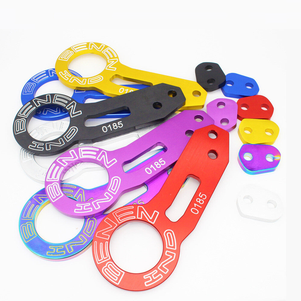 Rear Tow Hook Kit for Universal Car Trailer Ring Aluminum Racing Trailer Hook Q