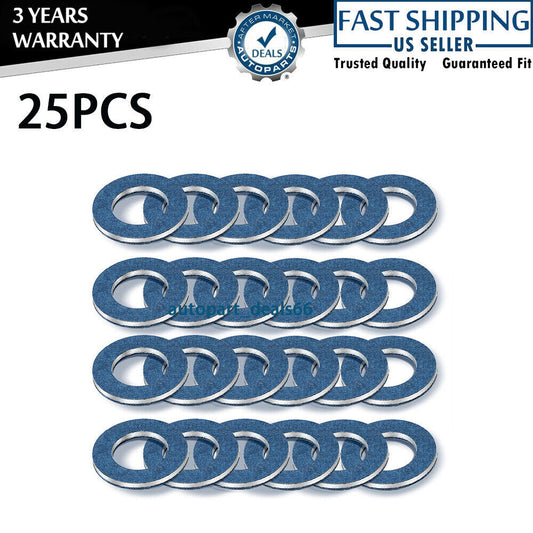 25pack Oil Drain Plug Gasket Crush washer 90430-12031 for Toyota for Sienna Tacoma Q