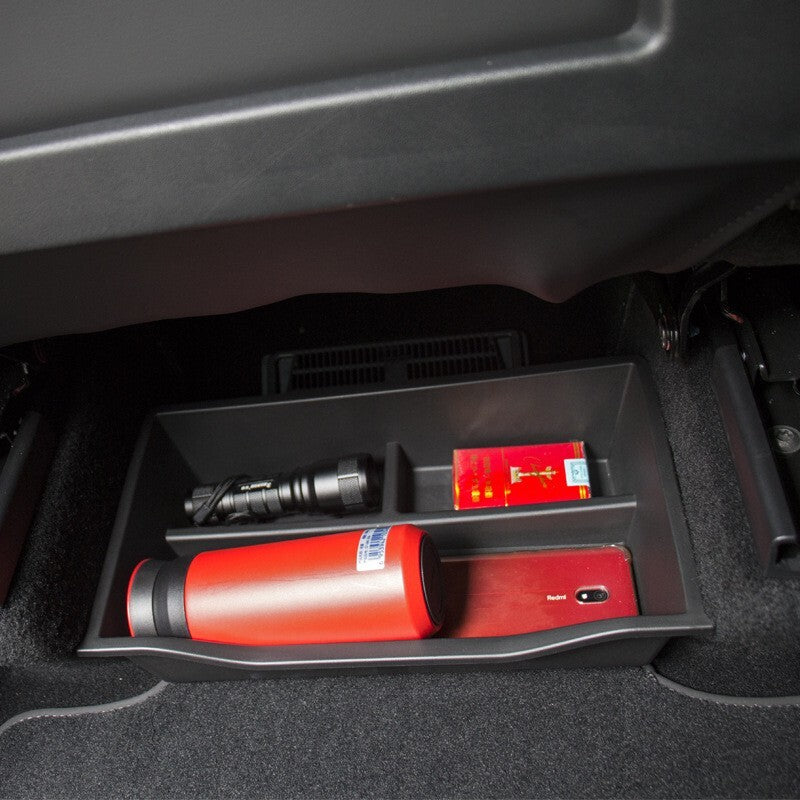 Under- for seat storage box, internal accessories compatible with Model 3 Y- n
