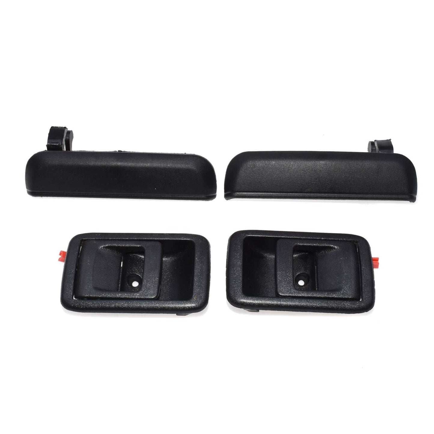 4-Pack Exterior Interior Rear Left and Right Door Handle Set for 95-98 for Tercel- v