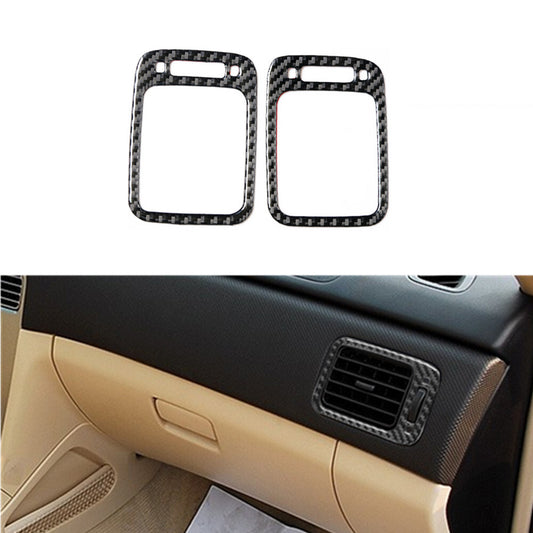 for Mercedes R-Class 2009-2012 2Pcs Front Door Handle Trim Cover Carbon Fiber v