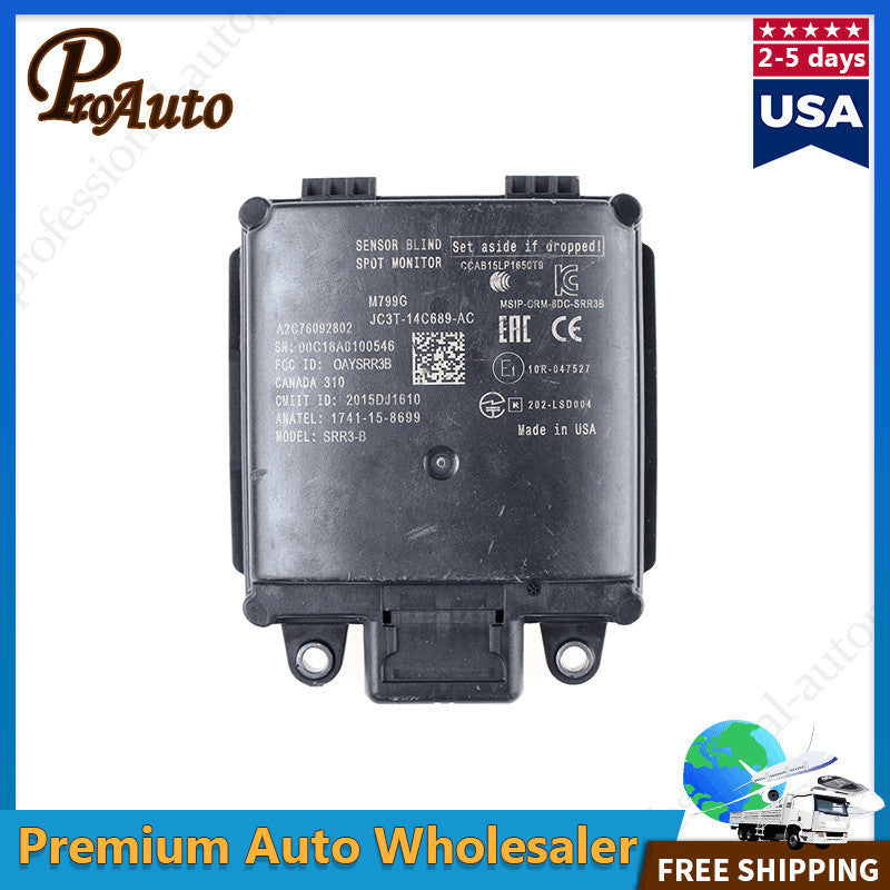 Blind Spot Radar Sensor Module JC3T-14C689-AC for Ford F-150 2018-2020 F250SD