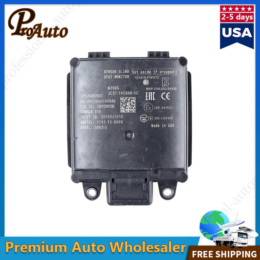 Blind Spot Radar Sensor Module JC3T-14C689-AC for Ford F-150 2018-2020 F250SD