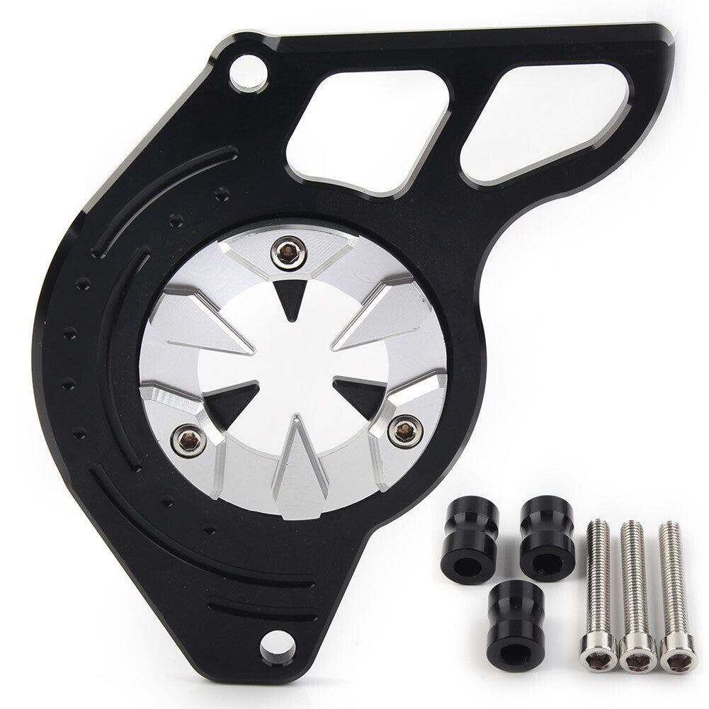 Silver Sprocket Chain Guard Cover Left Engine for HONDA GROM MSX125/SF 2013-2019