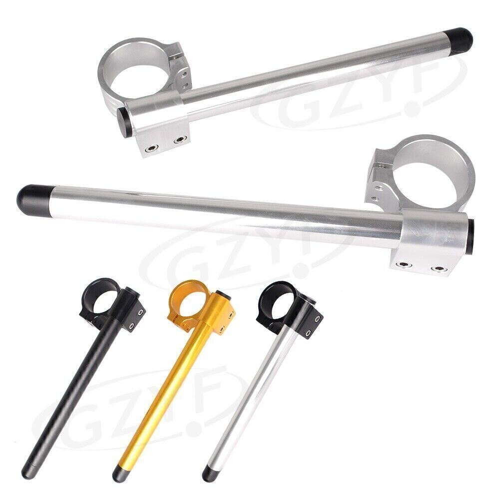 for Yamaha 3 Color 33mm Left+Right Clip On Motor Handlebar Fork Tube Universal Q