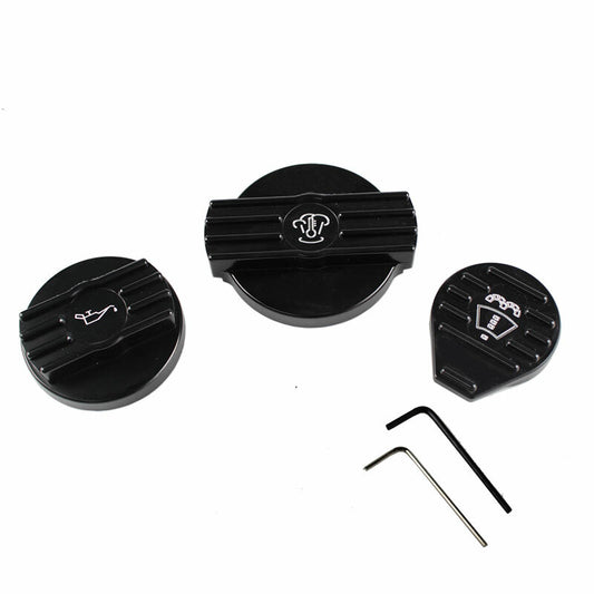 for Volkswagen for Golf 6 CC Washer Reservoir Cap+Oil Filler Cap +Water Tank Cover Q