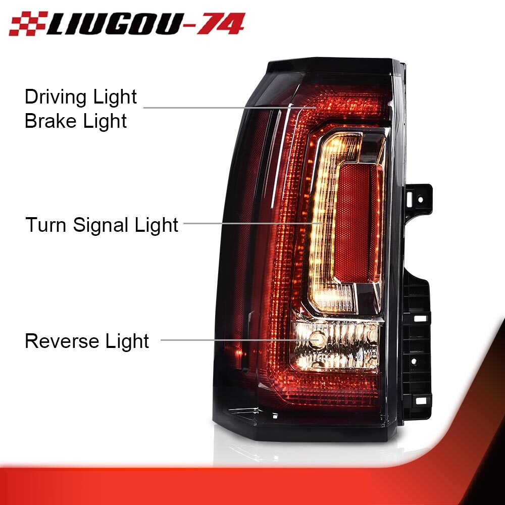 Tail Light Assembly fit for 2015 - 2020 for GMC for Yukon and for Yukon XL Left Drive Side- v