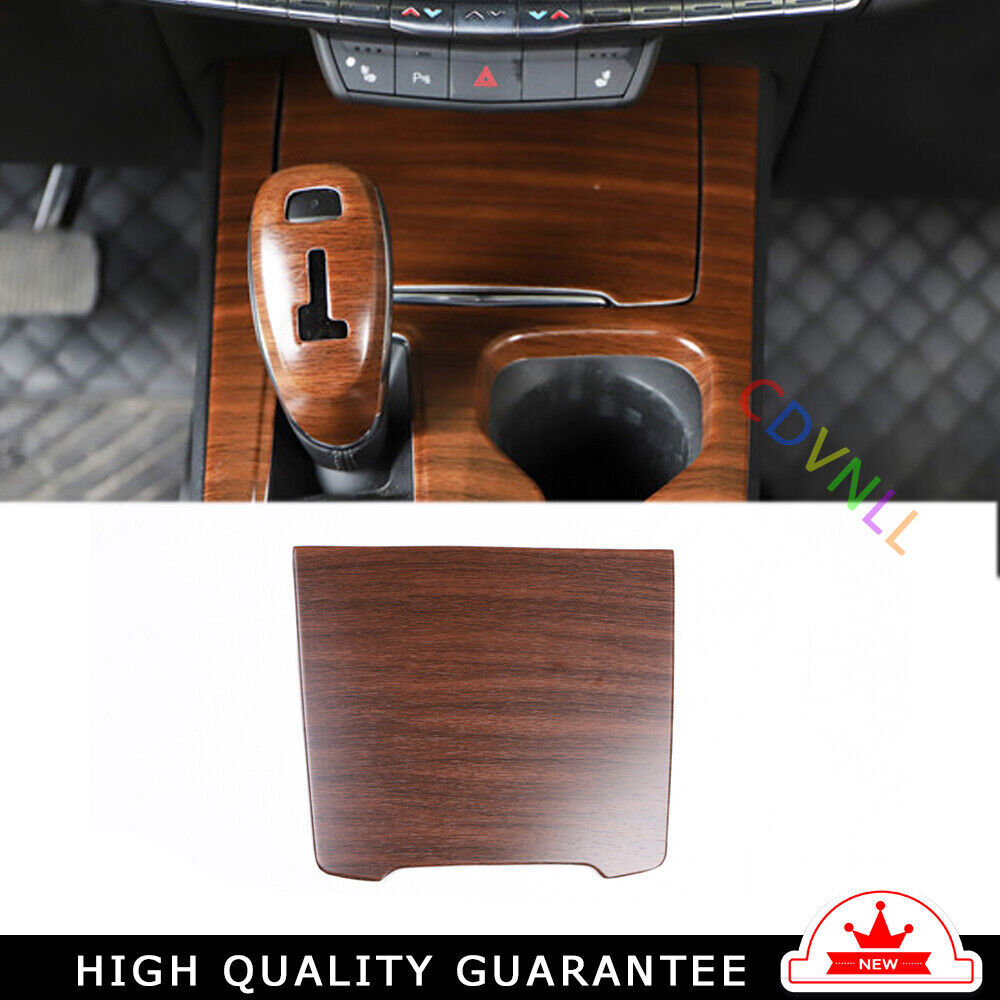 Console Cigarette Lighter Storage Box Trim for Cadillac XT4 2018-2023 Brown Wood